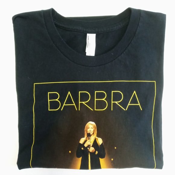 Barbra Streisand Live 2012 Tour black Tee Size 2XL but runs smaller - Picture 8 of 8